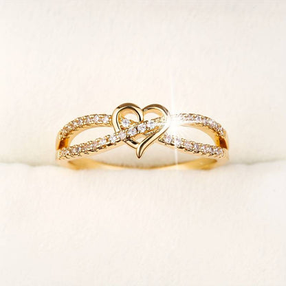 CZTICLE™ Lymphatic Magnetic Therapy heart diamond ring(LAST DAY SALE-94% OFF)